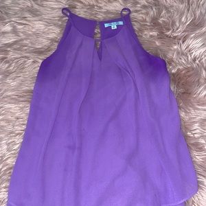Purple dress tank top